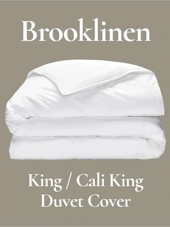 Brooklinen Washed Classic Percale Duvet Cover King / Cali King