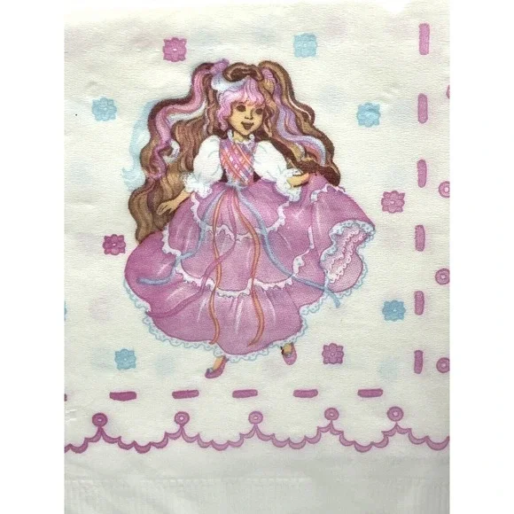 Vintage 1986 Lady Lovely Locks‎ Paper Napkins American Greetings 16 Pack SEALED
