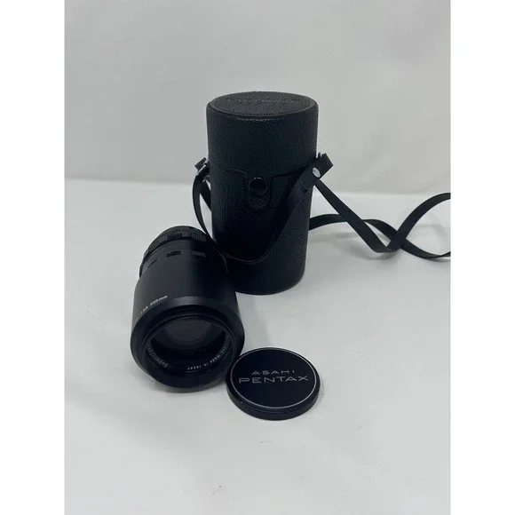 Asahi Pentax Super-Takumar 135mm 1:3.5 M42‎ Screw Mount Lens with Case Japan