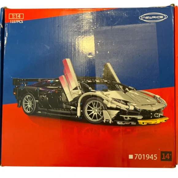 Newrice Technic Sports Car Building‎ Blocks Set 701945 1337pcs New Open Box
