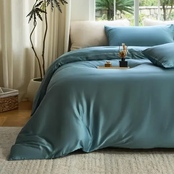 NWT DOZ by Sijo Duvet Cover Teal Blue , Twin/Twin XL