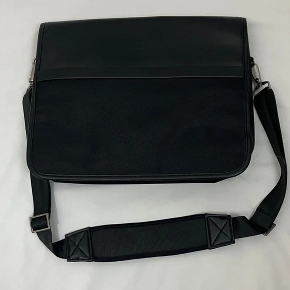 Black Men's Messenger Laptop 15” inch Bag