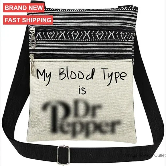 Adjustable Crossbody Bag with Dual Compartments, Lightweight Polyester