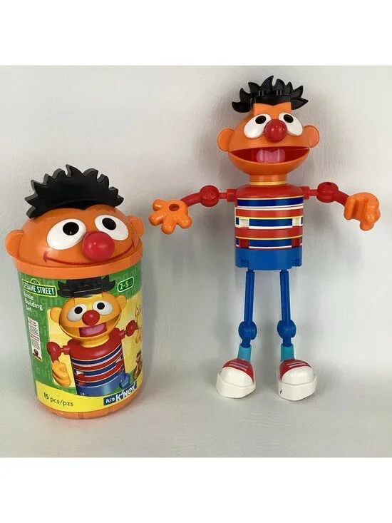 Kid K'Nex Sesame Street Ernie Building Set Muppet Character 11