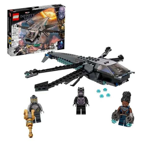 LEGO Marvel Black Panther Dragon Flyer 76186 Building Kit Toy Ages‎ 8+ Retired