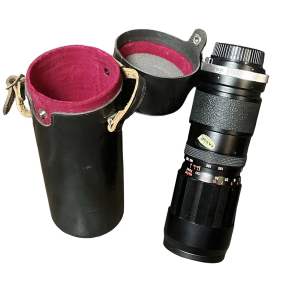 Panagor Tele Zoom Lens 85-205mm Camera Lens - Black and Silver