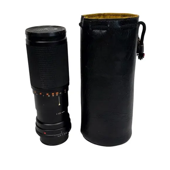 Minolta Celtic MD Zoom 100-200mm 1:5.6 Lens Camera Lens with Caps Made in Japan