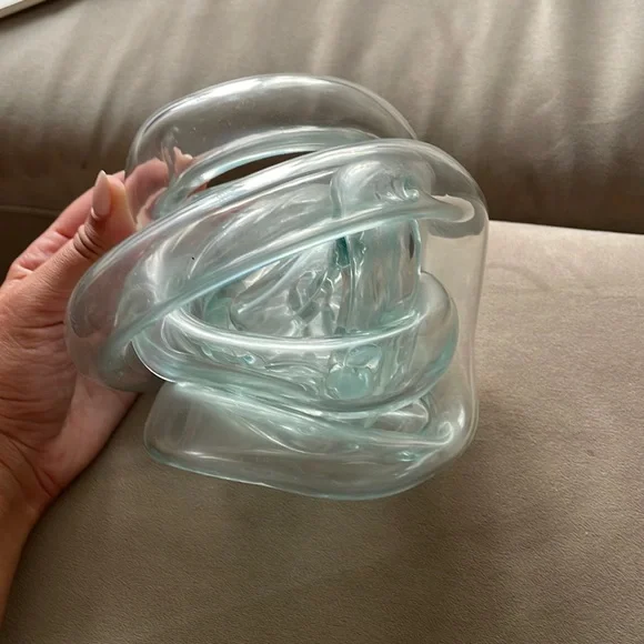 West elm glass knot