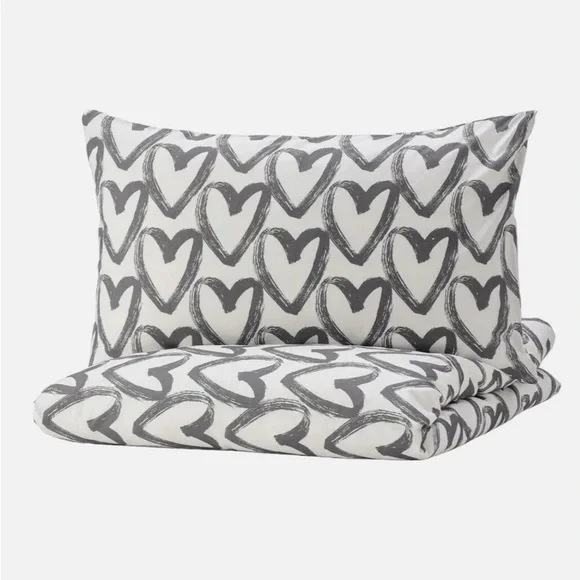 Twin Heart Pattern ikea Duvet Cover