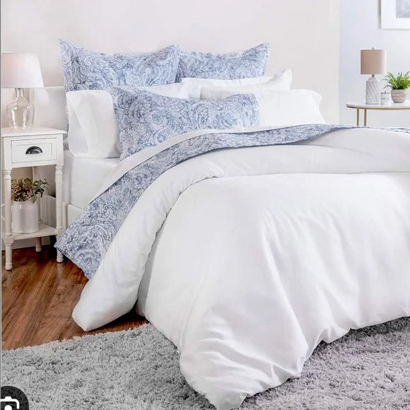 Charter Club Damask 3 Pc King Duvet Cover Set, 300 Thread Count, 100% Cotton.