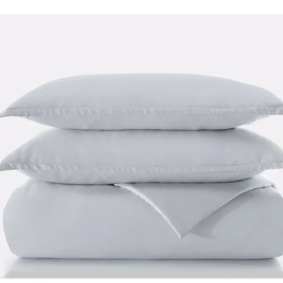 Alaskan King Bed Company Koda Bamboo™ Duvet Cover Set in Platinum