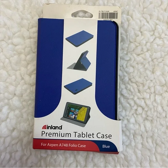 Inland Premium Tablet case blue 5” X 7 3/4” New