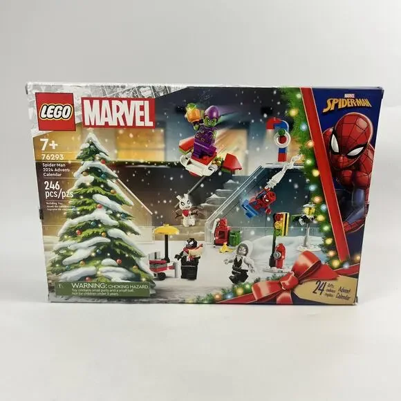 LEGO Marvel Spider-Man Advent Calendar 2024 Set 76293 Christmas Holiday 246 Pcs