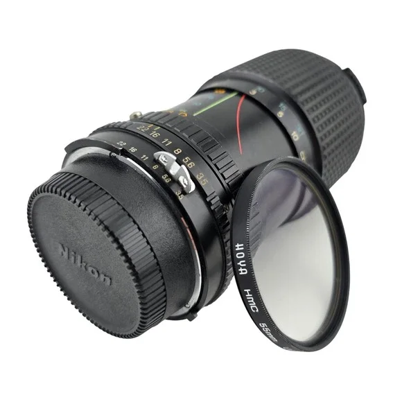 RMC Tokina 35-105mm f/3.5-4.3 Nikon AI Zoom Lens Hoya 55mm HMC Filter As Is READ