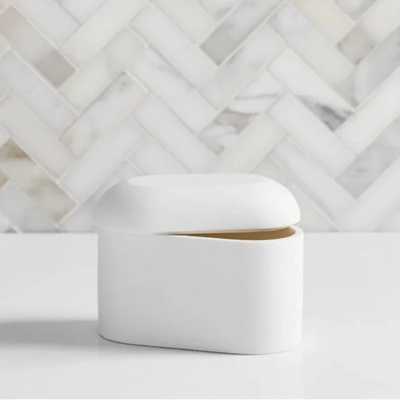 West elm large container size 5.5” wide 4.1” high 2.8” deep