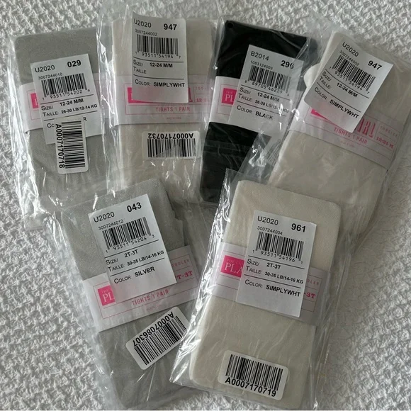 NWT Children Place Tights 6 pair bundle