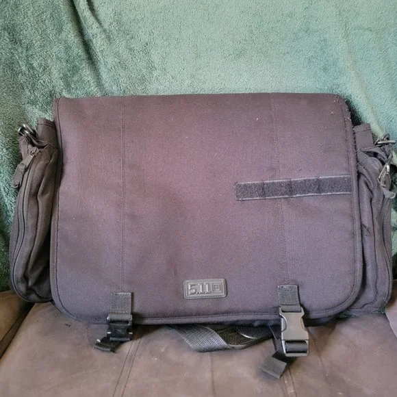 5.11 Tactical Black Messenger School Every Bag Travel Bag With Shoulder Strap