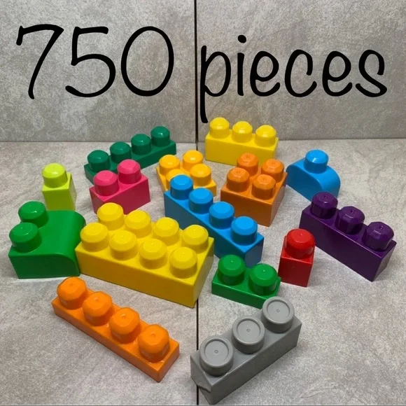 750 pieces Mega Building Bloks
