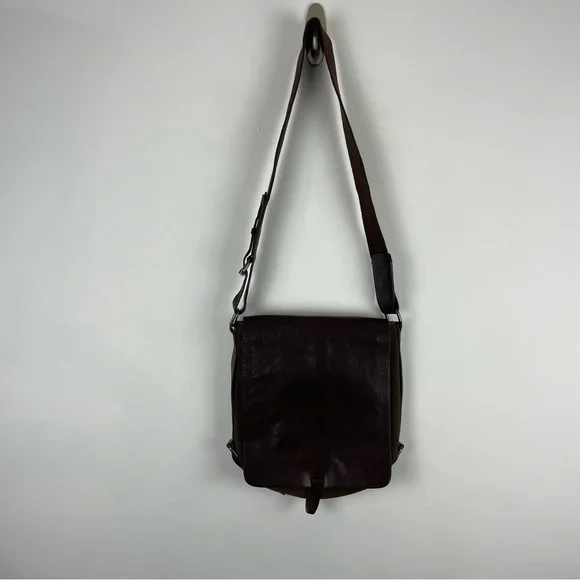 Vintage Hugo Boss Messenger Bag Genuine Leather RARE