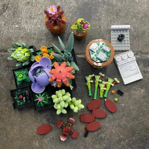 Lego Icons Succulents 10309‎ Artificial Plants Set for Adults, Home Decor H43