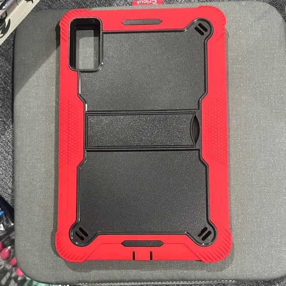 Rugged Red and Black Tablet Case