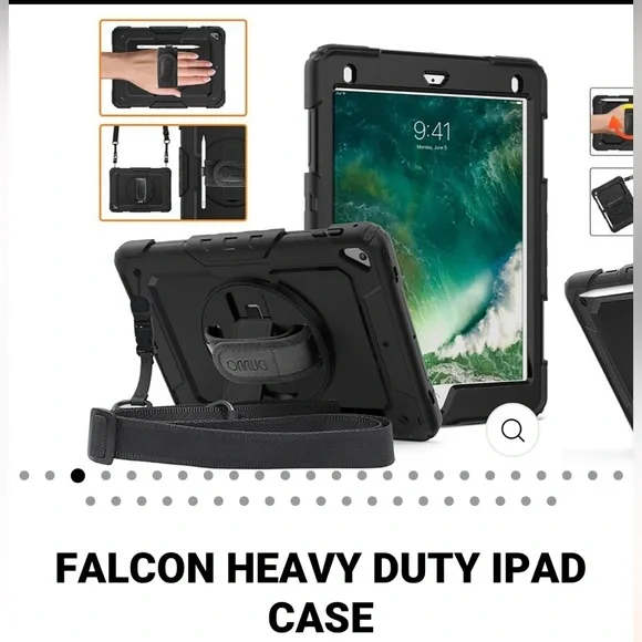 NWT Falcon 360° Rotation iPad/tablet case Fits iPad Pro 11-12