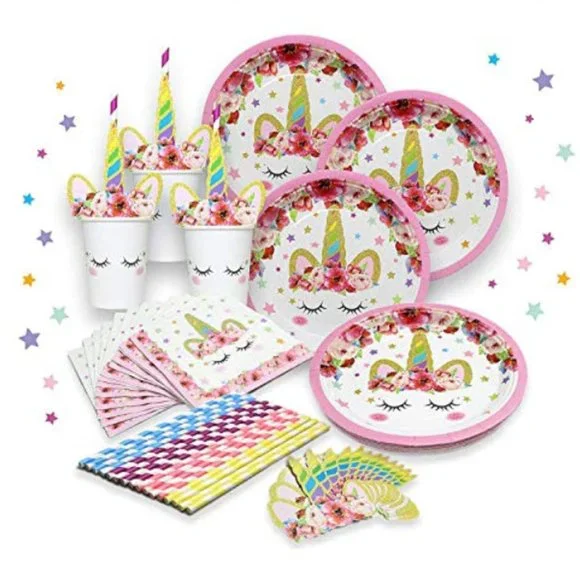 Unicorn Birthday Party set kit