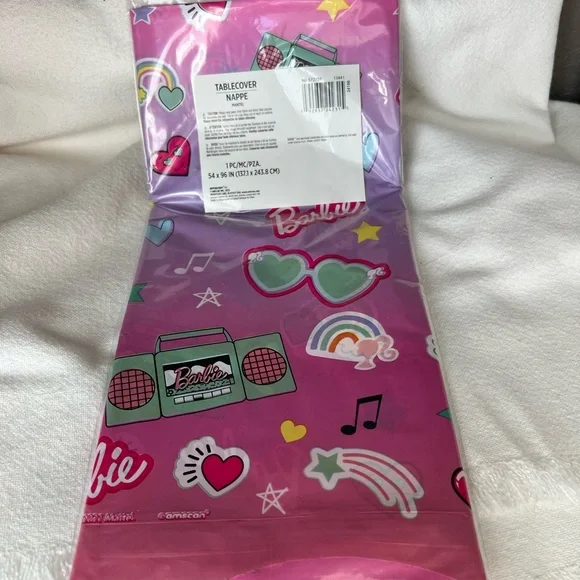 Barbie Dream Together Plastic Table Cover - 54