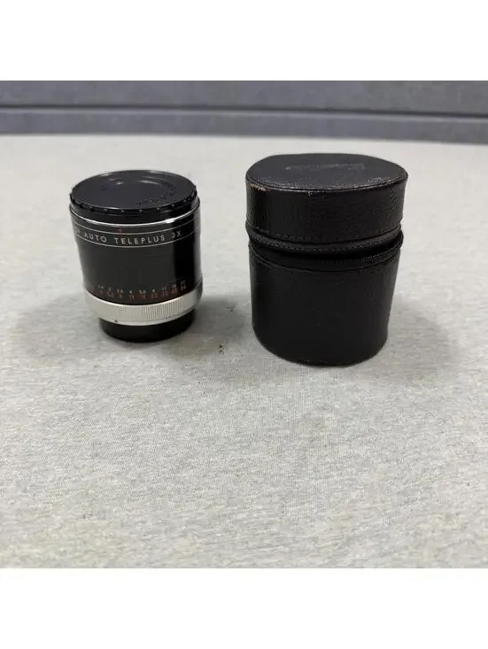 Kenko CF Auto Teleplus 3x Camera Telephoto Lens With Original Leather Case