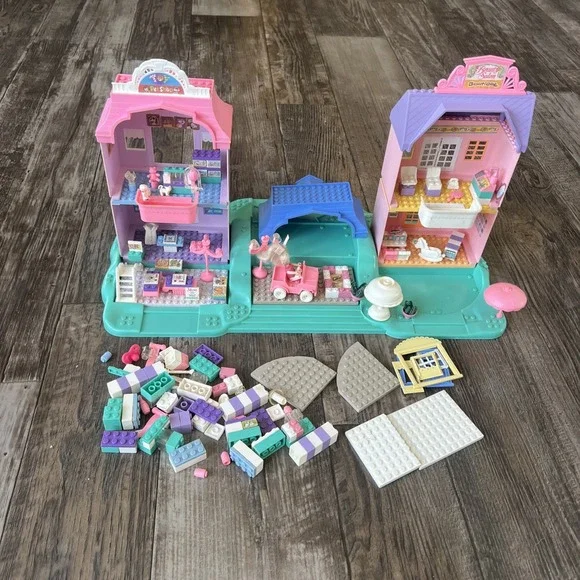 Mega Blocks Fantasy‎ Shopping Avenue 9404 Incomplete Missing Pieces Replacement