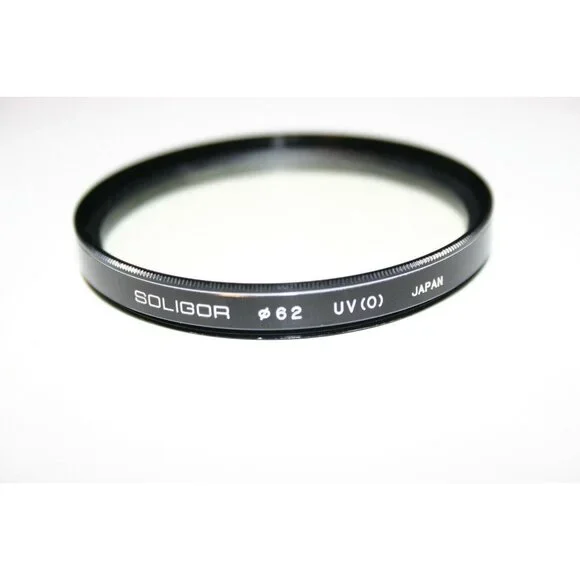 camera lens filters Soligor 62mm uv, Tiffen 49mm 80B, Osawa 58mm strap LOT (3)
