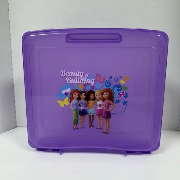 LEGO Storage Case LEGO FRIENDS Beauty of Building Large Purpl Clean Lightly Used