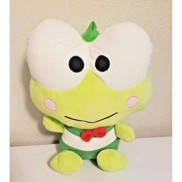 Sanrio Keroppi Backpack Plush 14 Inches Hello Kitty Friends New (X4)‎