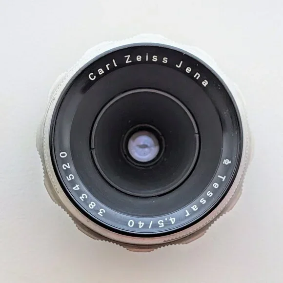 Vintage Germany Carl Zeiss Jena Tessar 4.5/40mm No.3834520 Lens With Box