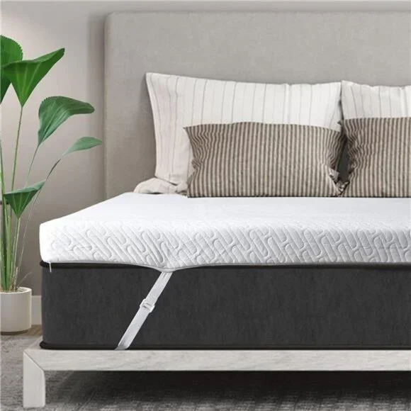 New 3 Inch Gel Memory Foam Mattress Topper Twin XL Size High Density Cooling Pad