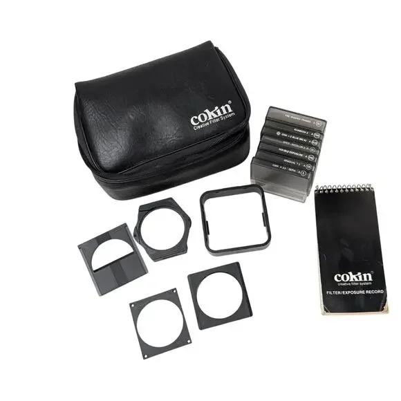 Cokin A Series Filter Kit Lot Frames Aperture Masks ND Grad Rings Case