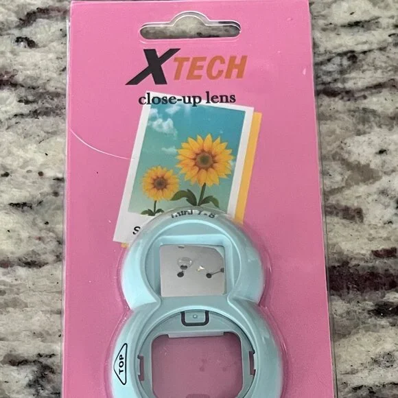 XTECH close-up lens designed for use with Fujifilm Instax Mini cameras