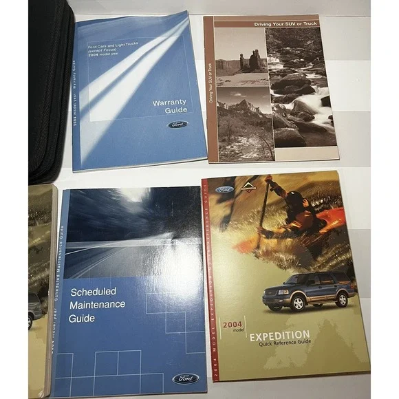 2004 Ford Expedition owners manual reference with case