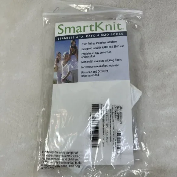 Smartknit White Seamless Small/Child 2.25