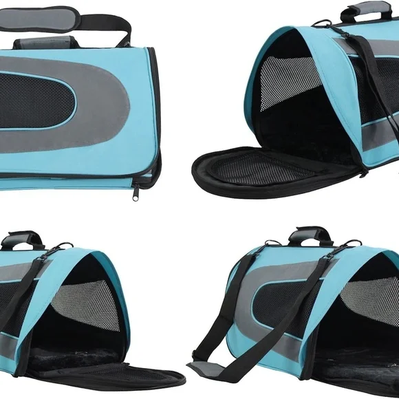EliteField Blue and Gray Pet Carrier