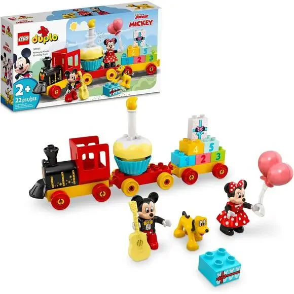 LEGO DUPLO Birthday Train 10941 – Toddler Building Toy with Number