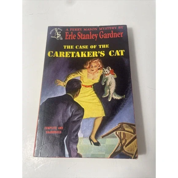 PERRY MASON: CASE OF CARETAKER'S CAT by ERLE GARDNER 1948 Pb