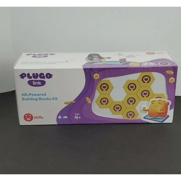Shifu Plugo Link Building Blocks Kit Ages 4+ Augmented Reality STEM Puzzle Game