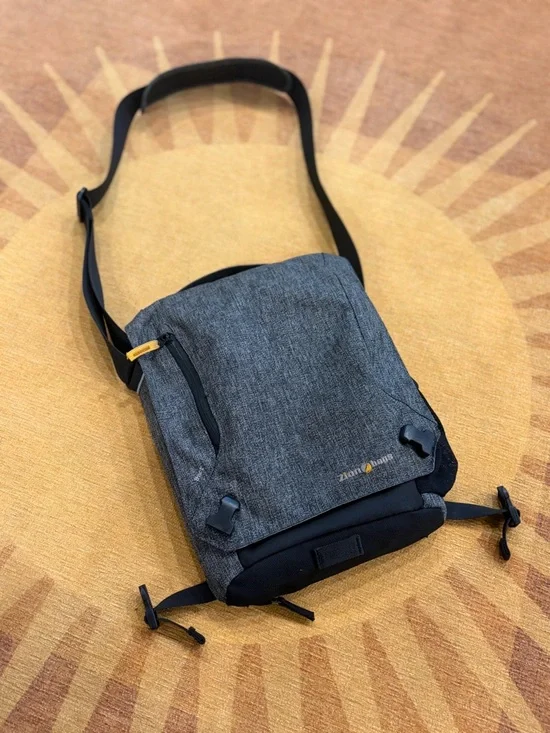 Urban Grey Messenger Bag for Men