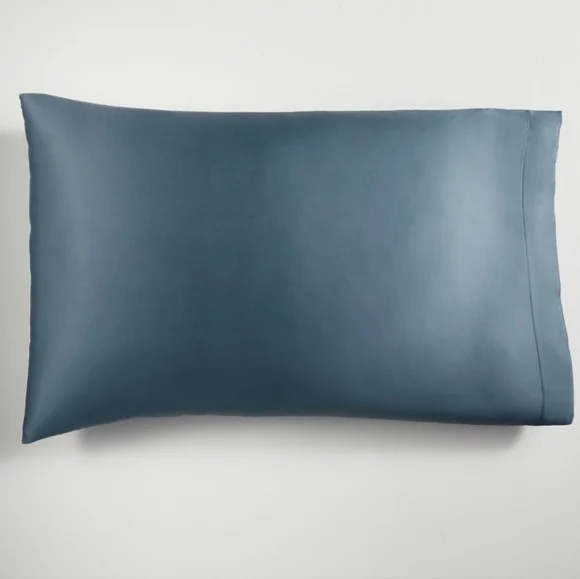 ❤️BUY 2 GET 1 FREE Silky TENCEL™ Pillowcase Set, Color Stormy Blue, Standard