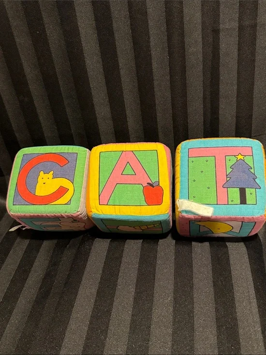 Lillian Vernon ABC Blocks - In Primary and Pastel Colors