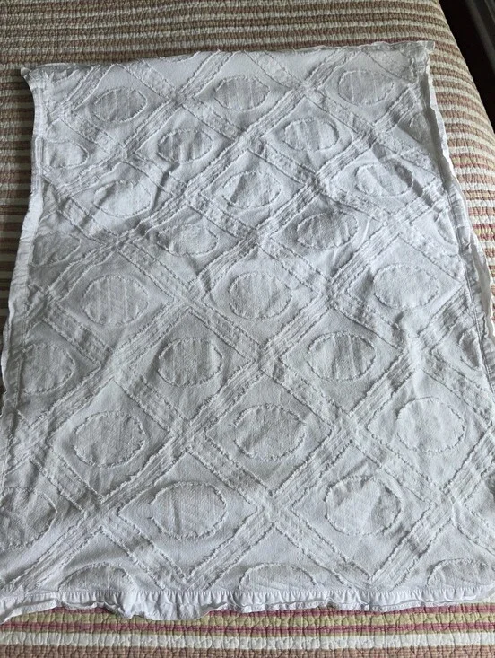 West ElmWhite Textured Diamond Pillow Sham - Home Bedding