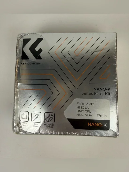 Nano K Filter Kit 77mm, Camera Lens K & F Concept, HMC UV HMC CPL