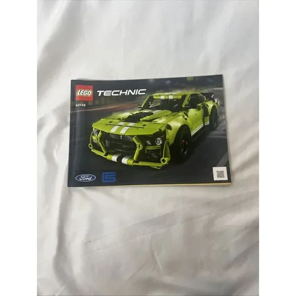Manual for Lego Technic 42138 Ford Shelby BOOKLET‎ ONLY