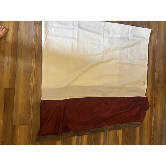 Chris Madden‎ Full Bed Skirt Dust Ruffle Split Corner 15